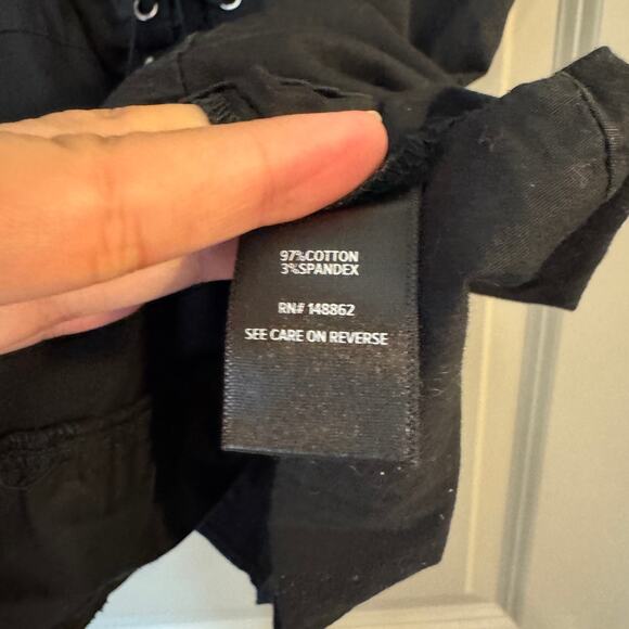 Torrid Women's Size 4X Black Poplin Lace-Up Cami Corset Lacing Sleeveless Top - Picture 5 of 10